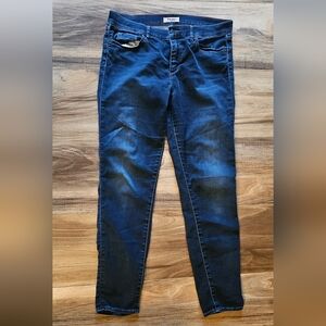 30 - TNA Blue Jeans with Classic Indigo and Contrast Stitching